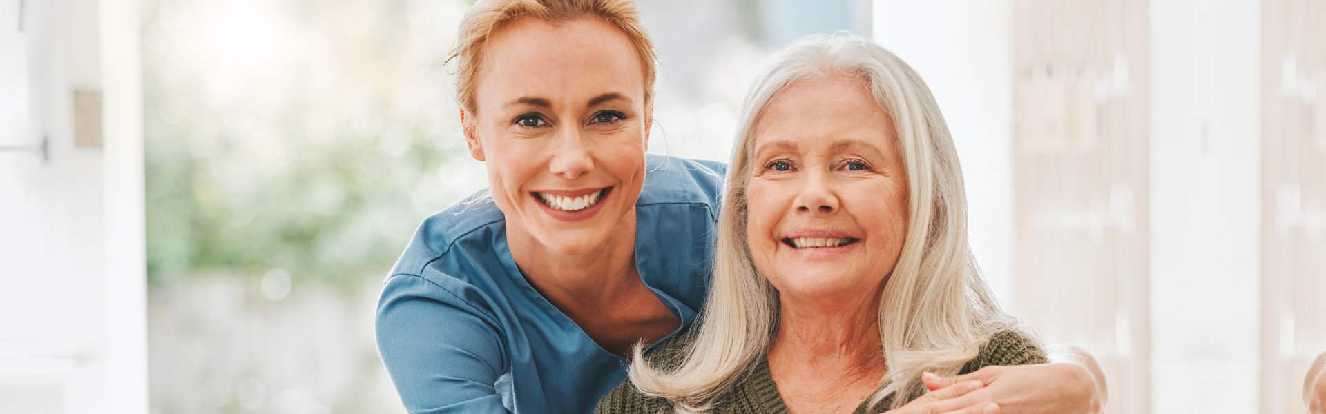 two person smiling